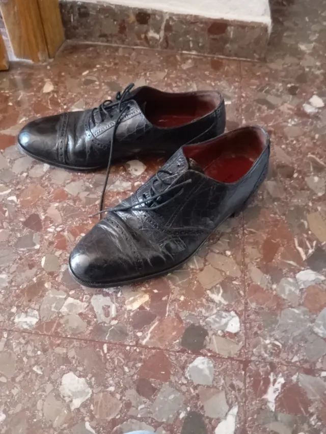 Zapatos de vestir cuero hombre T.43.5