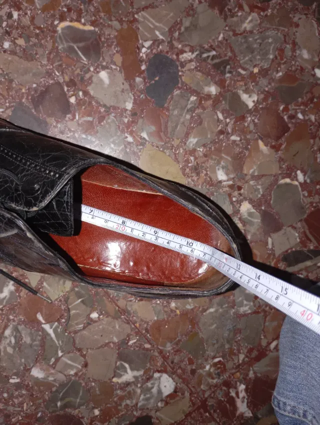 Zapatos de vestir cuero hombre T.43.5