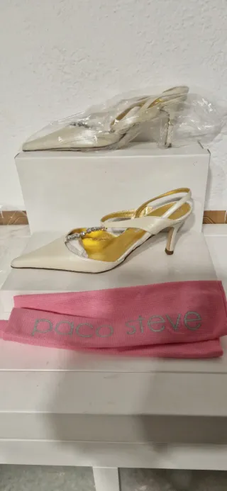 Zapatos de Novia Marfil Paco Steve