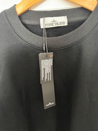 Sudadera Stone Island Negra Talla M