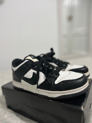Zapatillas Nike Dunk Low Blanco y Negro