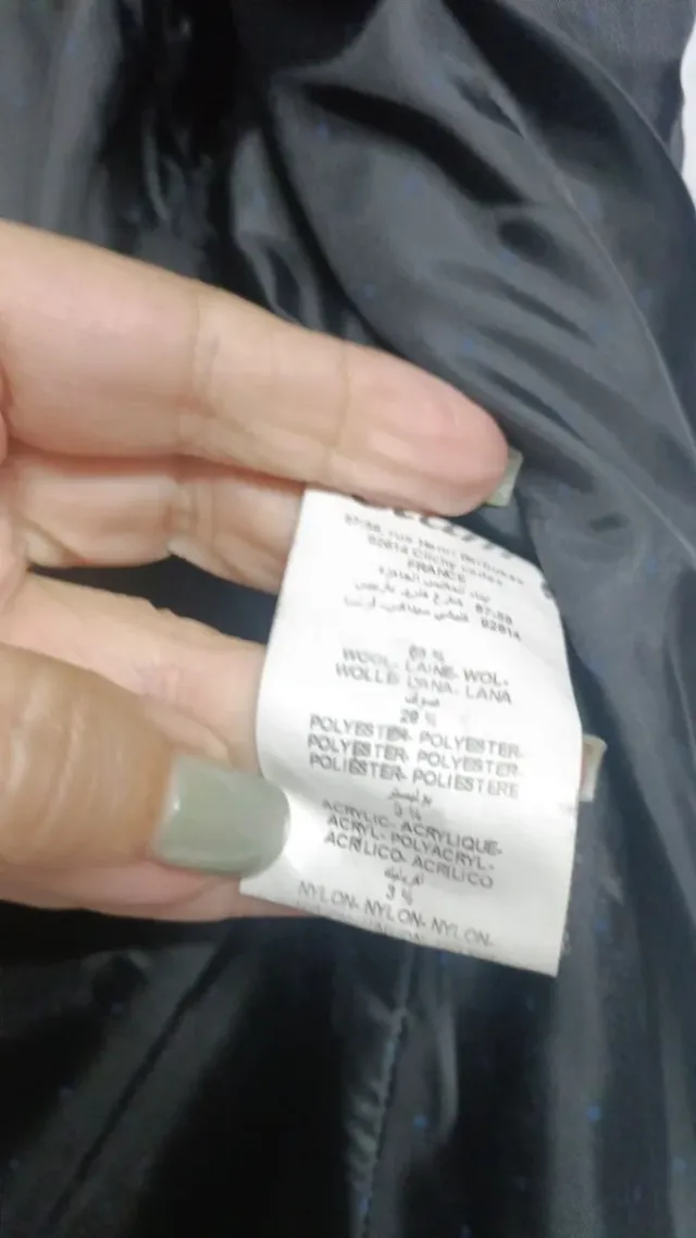 Abrigo lana Etam talla S