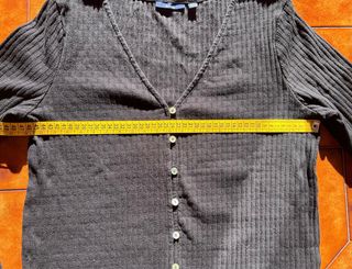 Maglioncino nero Kiabi a costine - Taglia L