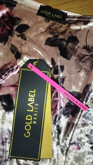 Vestido fiesta terciopelo floral