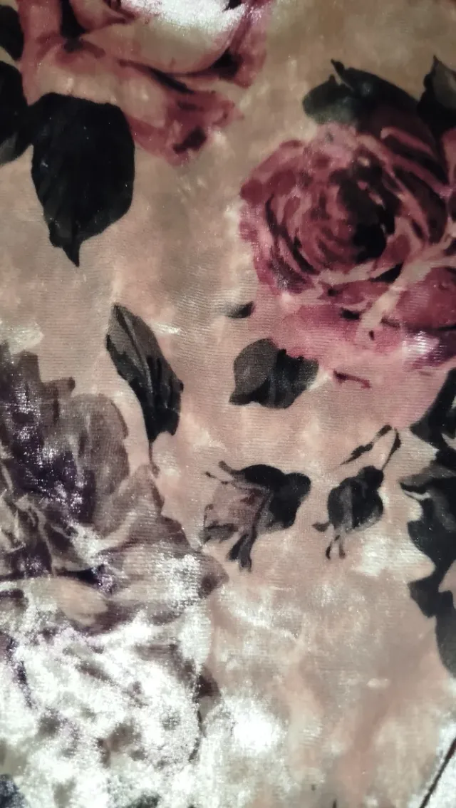 Vestido fiesta terciopelo floral