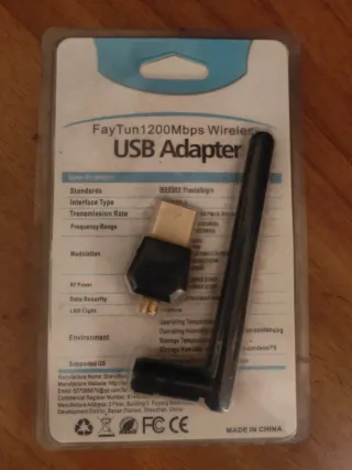 Adattatore WiFi USB Dual Band AC1200 FayTun