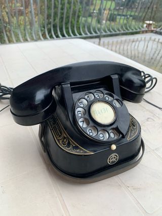 Telefono antico Ericsson nero da collezione