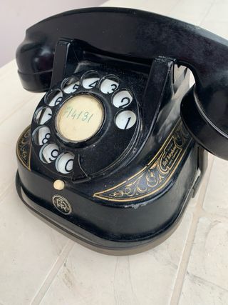 Telefono antico Ericsson nero da collezione