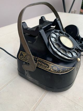 Telefono antico Ericsson nero da collezione