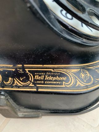 Telefono antico Ericsson nero da collezione