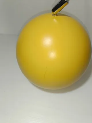 Boccia parte di lampada metallo giallo