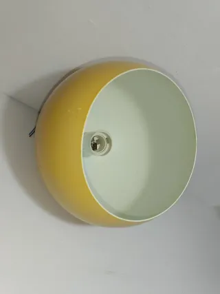 Boccia parte di lampada metallo giallo