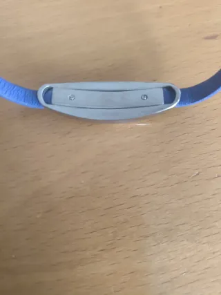 Pulsera Lotus Azul y Plateada