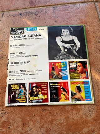 Vinilo Navidad Gitana Dolores Vargas