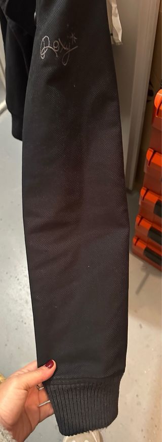 Chaqueta bomber Roxy negra