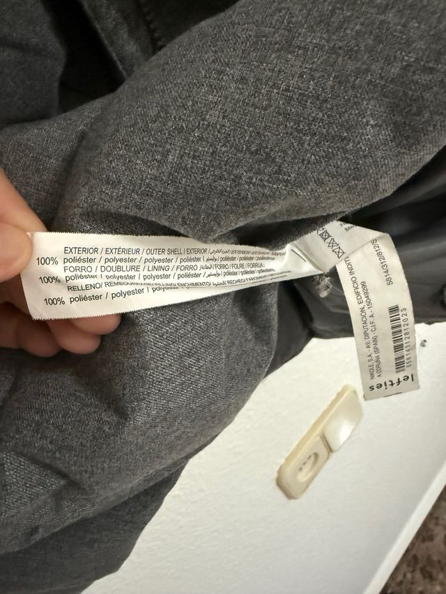 Abrigo Puffer Acolchado Lefties.