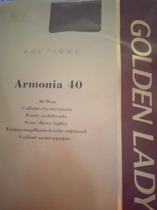 2 Pares Medias Golden Lady Armonia 40 Beige M