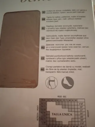 2 Pares Medias Golden Lady Armonia 40 Beige M