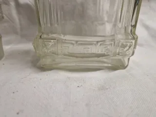 Vaso caramelle vetro Italia 1920 h. 29,5 cm