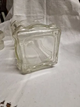 Vaso caramelle vetro Italia 1920 h. 29,5 cm