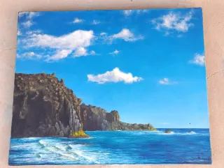 2 Cuadros Óleo La Manga Hechos a Mano 50/60 45/60