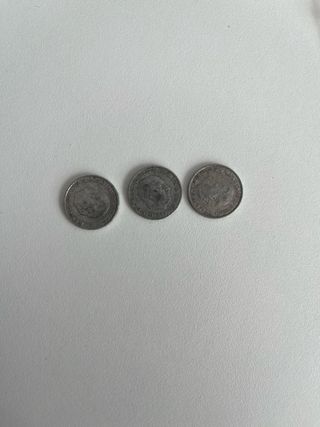 3 Monedas 10 Céntimos 1959
