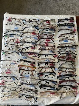Lote de 67 gafas graduadas