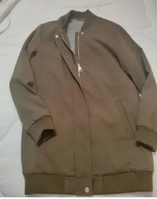 Chaqueta bomber verde