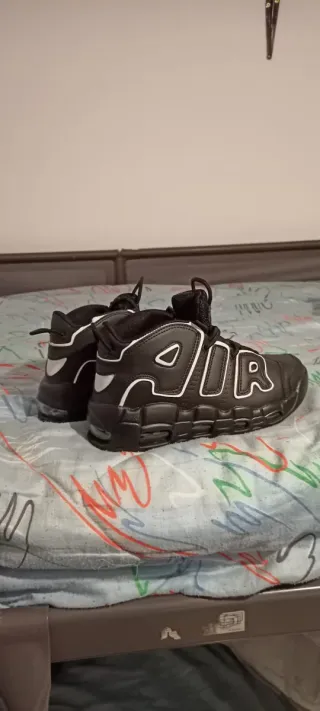 Botines Air Negro Blanco