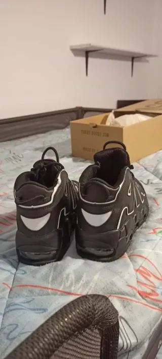 Botines Air Negro Blanco