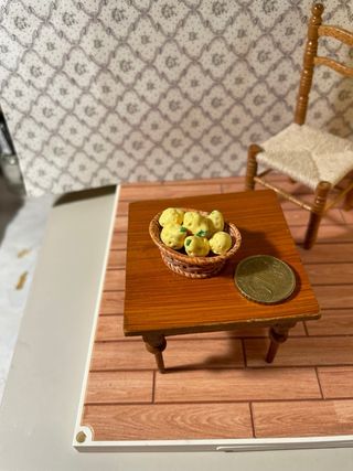 Cestino limoni per casa delle bambole