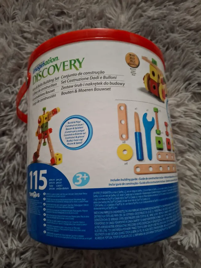 Juego Construcción Madera Discovery 115 Piezas