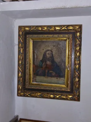 Cristo Antigua pintura religiosa Barroco S XVII