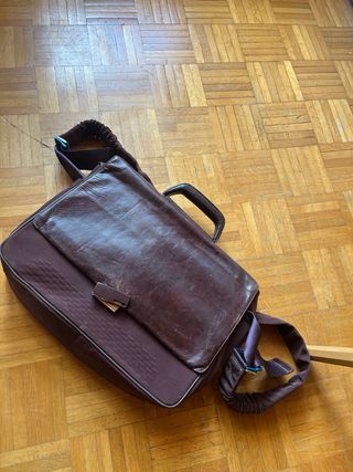 Borsa lavoro Piquadro pelle e tessuto