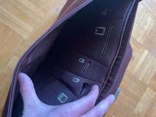 Borsa lavoro Piquadro pelle e tessuto