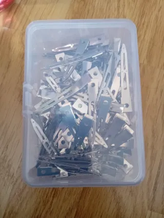 Pack 92 pinzas para el pelo de acero