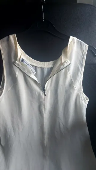 Blusa Stradivarius Blanca Talla S,