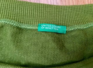Sudadera United Colors of Benetton verde
