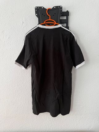 Camiseta Adidas Negra 3 Rayas