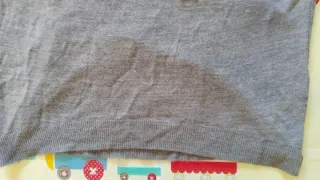 Jersey gris talla M, unisex.Nuevo con etiqueta