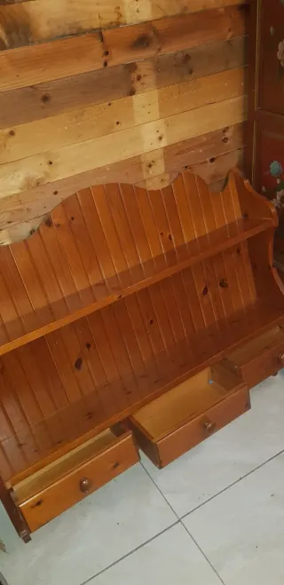 Mueble organizador de cocina de madera