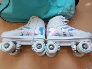 Patines 4 Ruedas Blancos, número 36