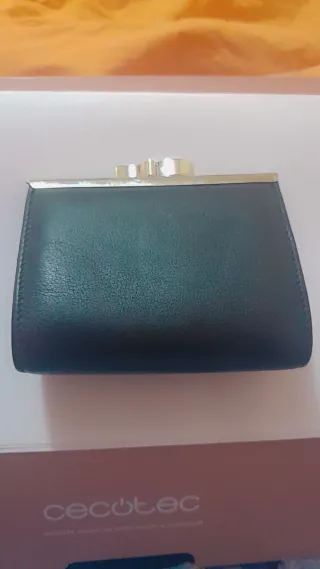 Monedero Balenciaga Piel Negro Marrón