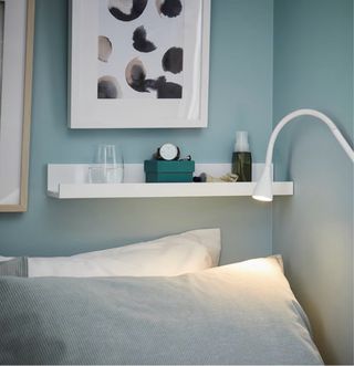 Estante flotante blanco