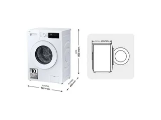 Lavadora Samsung 7Kg 1400RPM Blanca Inverter
