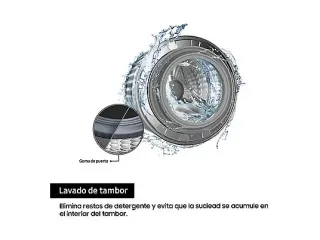 Lavadora Samsung 7Kg 1400RPM Blanca Inverter