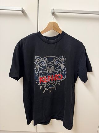 Camiseta Kenzo Negra con Tigre