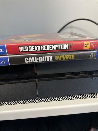 Consola Sony PS4 pro negra.