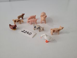 Lote figuras animales de granja de Playmobil