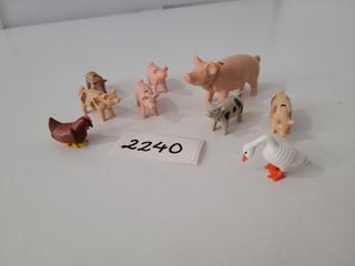Lote figuras animales de granja de Playmobil